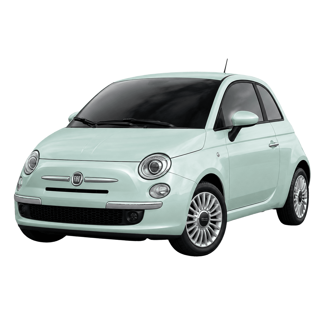 Fiat 500 compact hire car in Wakefield